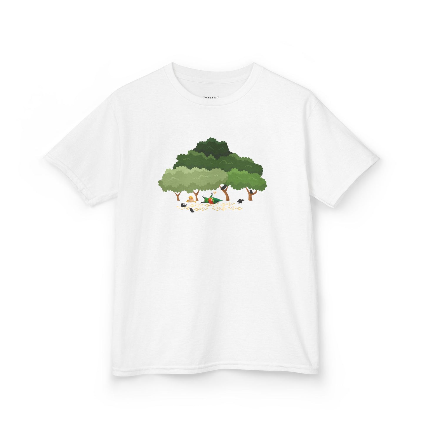 Leprechaun with Curious Crows